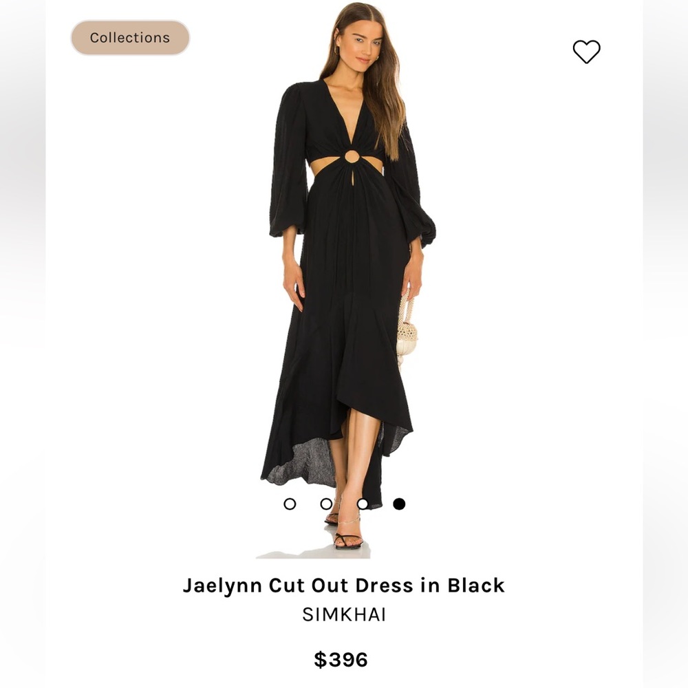 NWT SIMKHAI Jaelynn Cut Out Dress
